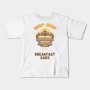 Breakfast Cars! Beep Beep! Kids T-Shirt